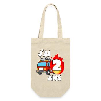 I'm 2 years old fire truck fun - Gift Bag for Bottles - nature - Front