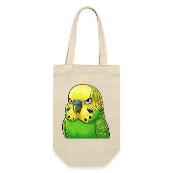 Jaune vert perruche vibrant - Sac à bouteille - nature - Devant