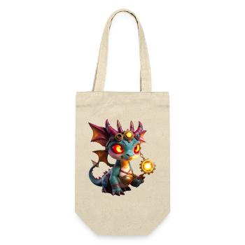 Dragon Steampunk Illuminé - Sac à bouteille - nature - Devant