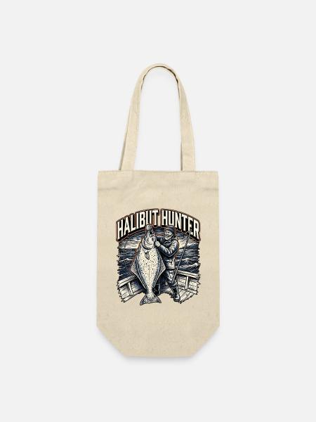 Old Halibut Hunter - Geschenkbeutel für Flaschen - Natur