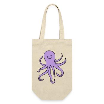 Charme de pieuvre violette - Sac à bouteille - nature - Devant