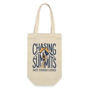 Trail Running - Chasing Summints Not Finish Lines - Gift Bag for Bottles - nature - Front