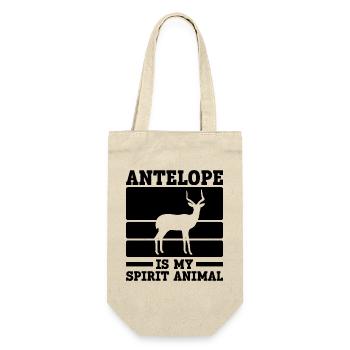 Dicton humoristique des esprits antilopes et animaux - Sac à bouteille - nature - Devant