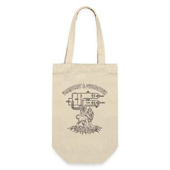 Dub Reggae Soundsystem - Geschenkbeutel für Flaschen - Natur - Vorne
