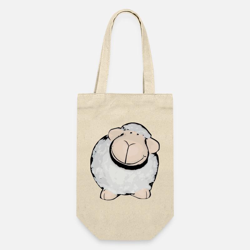 sheep - Gift Bag for Bottles - nature