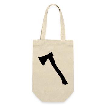 Hatchet - Ax - Gift Bag for Bottles - nature - Front