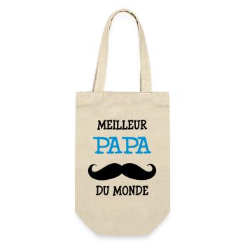 Meilleur Papa du Monde - Sac à bouteille - nature - Devant