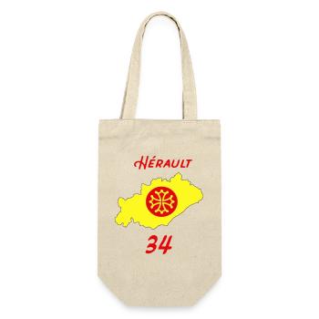 Hérault - Geschenkbeutel für Flaschen - Natur - Vorne