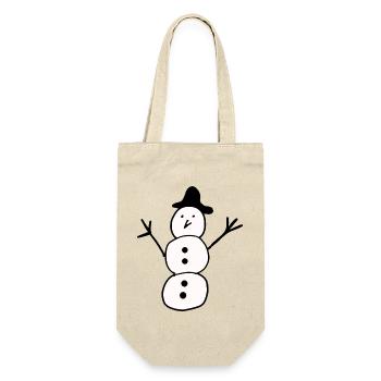 Bonhomme de neige - Sac à bouteille - nature - Devant