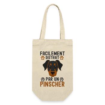 Doberman PINSCHER - Sac à bouteille - nature - Devant