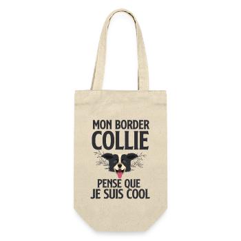 Mon Border collie - Sac à bouteille - nature - Devant