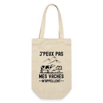 Mes vaches m appellent 3 - Sac à bouteille - nature - Devant
