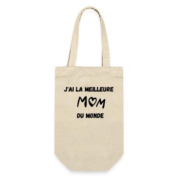 best mom - Sac à bouteille - nature - Devant
