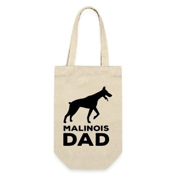 Dog Hund - Geschenkbeutel für Flaschen - Natur - Vorne
