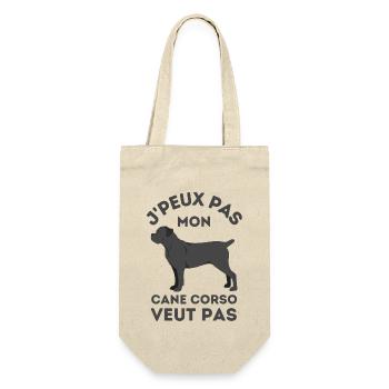 mon chien cane corso ne veut pas 1 - Sac à bouteille - nature - Devant