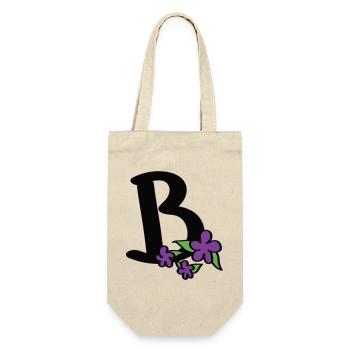 B for beautyful - Gift Bag for Bottles - nature - Front