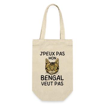 Mon Chat BENGAL ne veut pas - Sac à bouteille - nature - Devant
