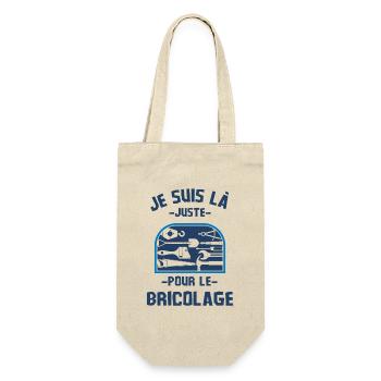 Je suis là juste pour le bricolage 2 - Sac à bouteille - nature - Devant