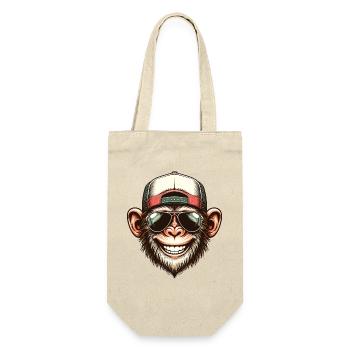 Drôle de singe - Sac à bouteille - nature - Devant