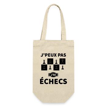 Jpeux pas j ai jeux d échecs - Sac à bouteille - nature - Devant