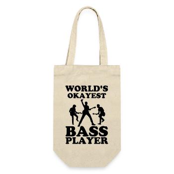 Bass player guitarist - Gift Bag for Bottles - nature - Front