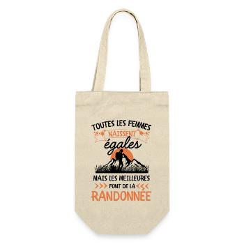 Les meilleures femmes font de la randonnée 2 - Sac à bouteille - nature - Devant