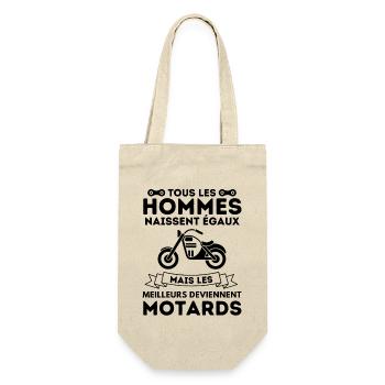 Motard humour cascadeur 1 - Sac à bouteille - nature - Devant