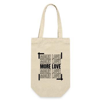 More love - Gift Bag for Bottles - nature - Front
