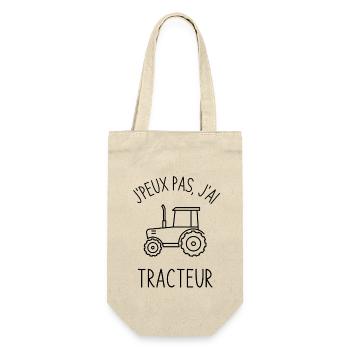 Tracteur agriculture - Sac à bouteille - nature - Devant