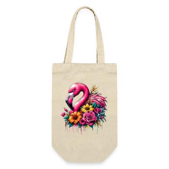Flamingo - Gift Bag for Bottles - nature - Front