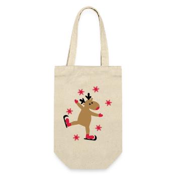 Drôle d’orignal pour Noël - Sac à bouteille - nature - Devant