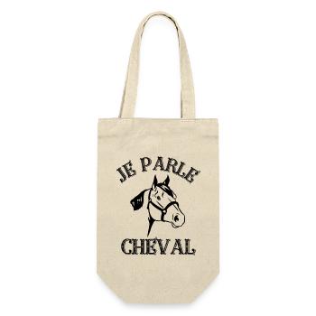 Je parle cheval - Sac à bouteille - nature - Devant