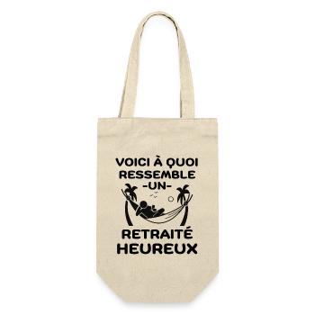 Voici à quoi ressemble un retraité heureux - Sac à bouteille - nature - Devant
