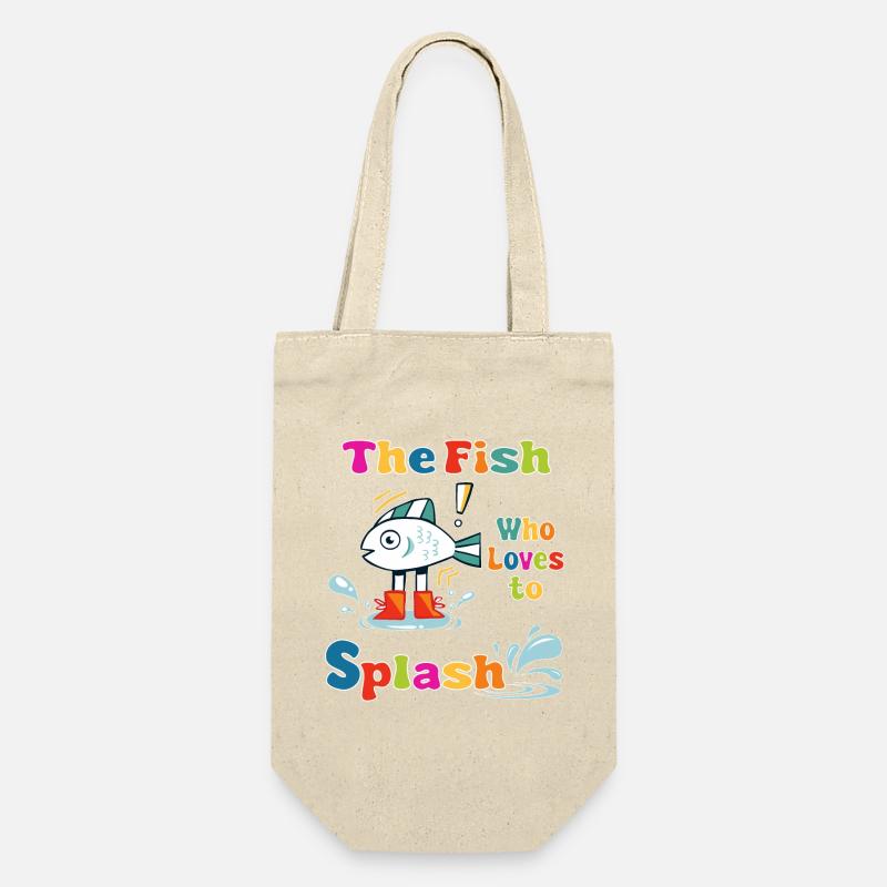 Le poisson qui adore barboter - Sac à bouteille - nature