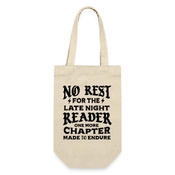 No Rest For the Late Night Reader - Gift Bag for Bottles - nature - Front