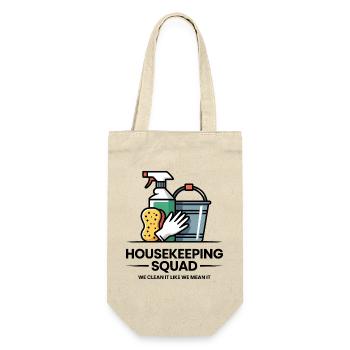Funny Cleaning Design - Gift Bag for Bottles - nature - Front