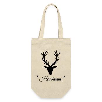 HirschLIEBE by heavenlygoods - Gift Bag for Bottles - nature - Front