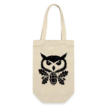 Fantasy Owl Crystal Tattoo - Gift Bag for Bottles - nature - Front