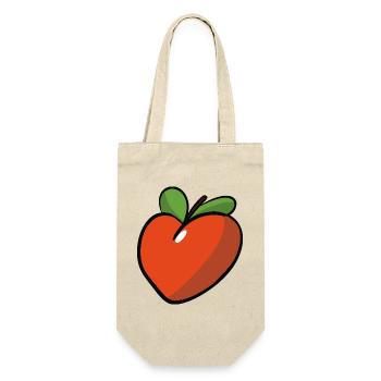 Peche_coeur - Gift Bag for Bottles - nature - Front