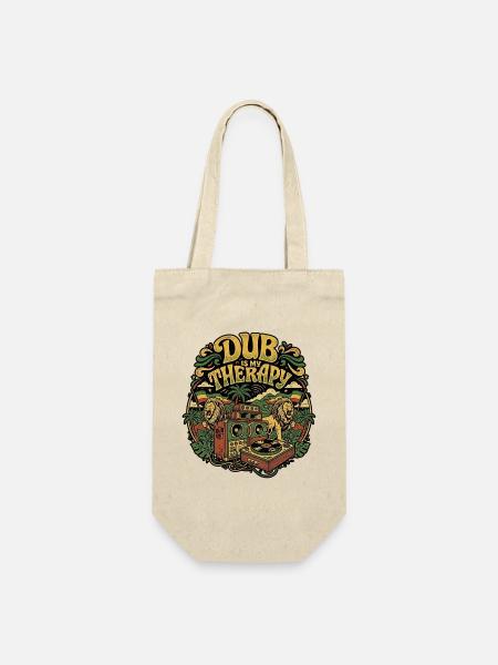 Dub Soundsystem Therapy - Geschenkbeutel für Flaschen - Natur