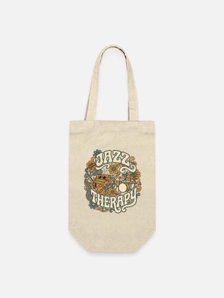 Jazz Therapy - Geschenkbeutel für Flaschen - Natur