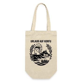 Korfu Urlaub Griechenland - Geschenkbeutel für Flaschen - Natur - Vorne
