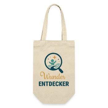 Wunder Entdecker - Geschenkbeutel für Flaschen - Natur - Vorne