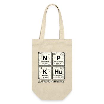 NPK Ackerchemie Landwirtschaft - Geschenkbeutel für Flaschen - Natur - Vorne