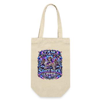 Space Rock Lover – Psychedelic Cosmic Rock Music  - Geschenkbeutel für Flaschen - Natur - Vorne
