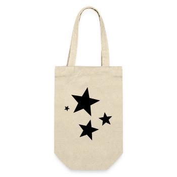 Star points - Gift Bag for Bottles - nature - Front