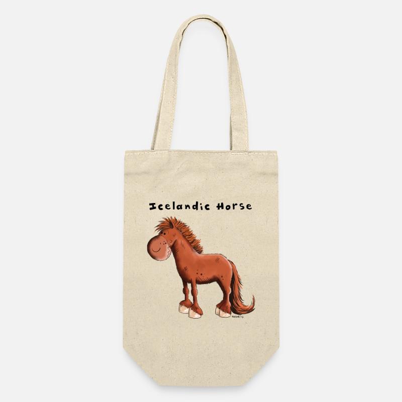 Der Isländer - Geschenkbeutel für Flaschen - Natur