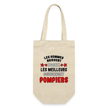 Les meilleurs deviennent Pompiers - Sac à bouteille - nature - Devant