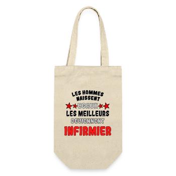 Les meilleurs deviennent infirmier - Sac à bouteille - nature - Devant