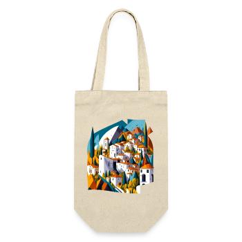 Mediterranean mountain village - Gift Bag for Bottles - nature - Front